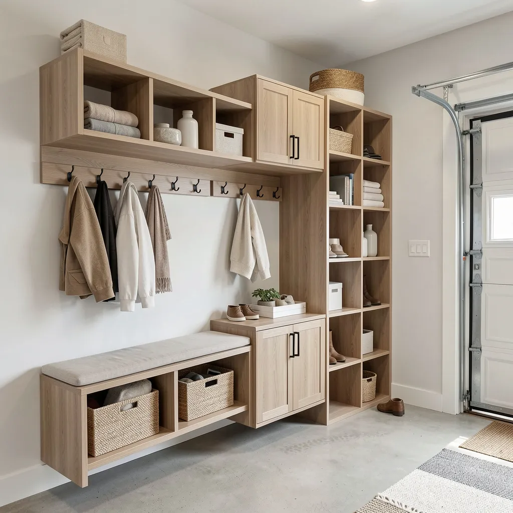 Shoe storage units for entryway
