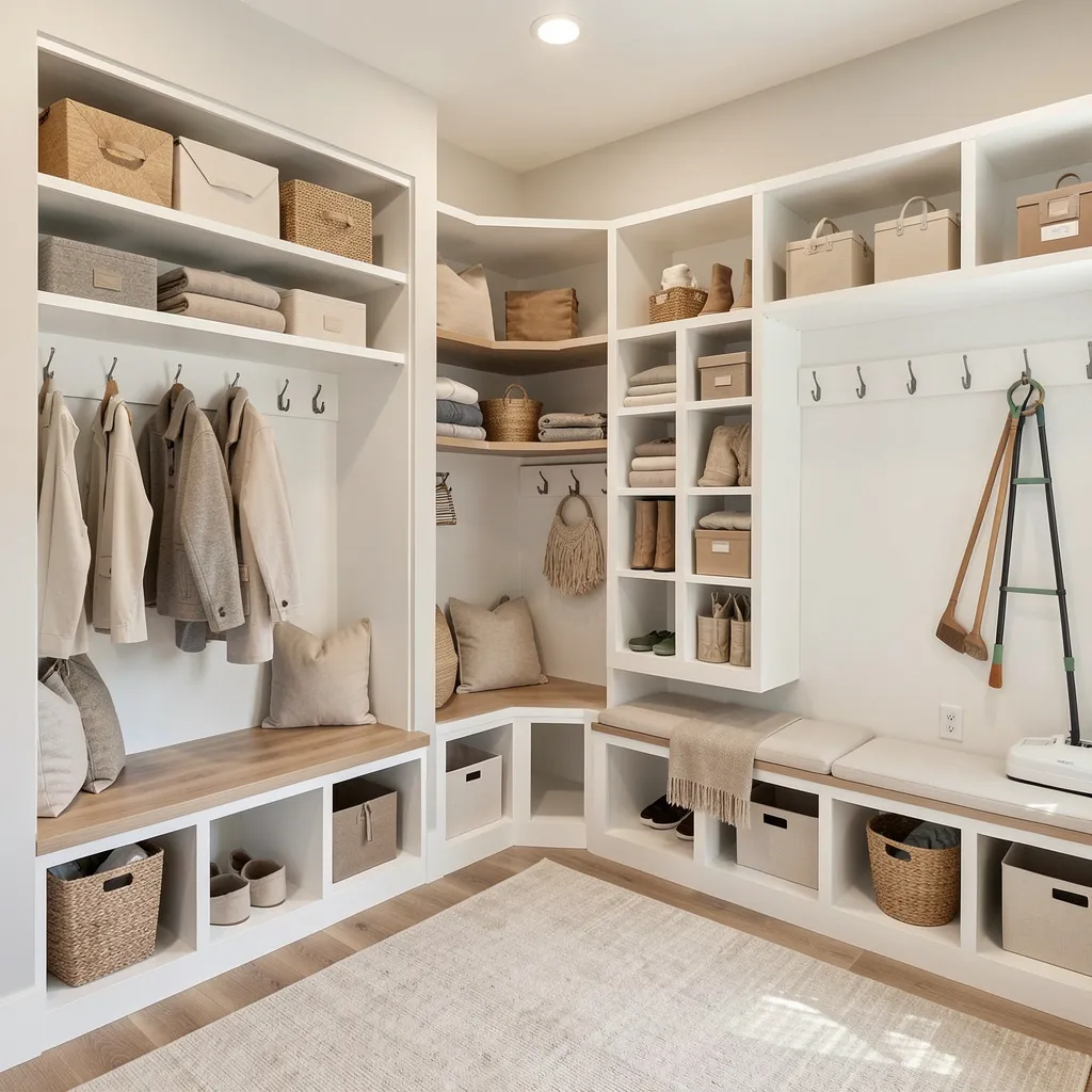 Tool wall and work area